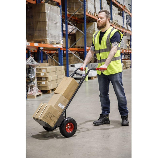 Sealey Heavy-Duty Sack Truck with PU Tyres 250kg Capacity CST986HD Sealey  - Town Parts