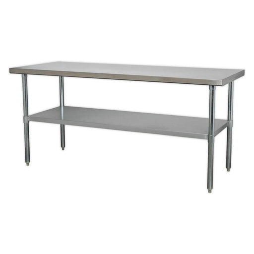 Sealey Stainless Steel Workbench 1.8m AP1872SS Sealey  - Town Parts