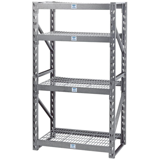 Draper Expert Heavy Duty Steel 4 Shelving Unit, 1040 x 610 x 1830mm 05230 Draper  - Town Parts