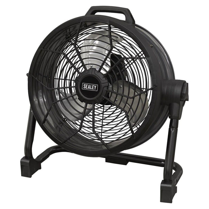 Sealey 2-in-1 Cordless/Corded High Velocity Drum Fan 16" 230V/20V SV20 Series Sealey  - Town Parts