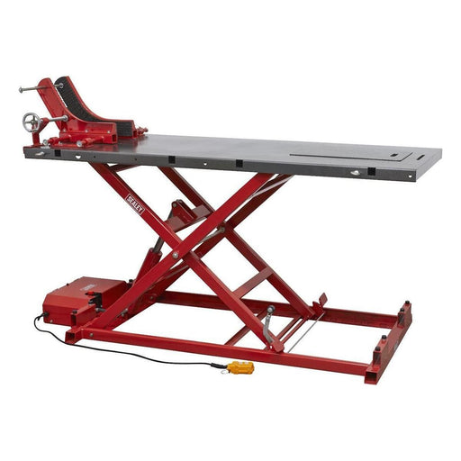 Sealey Motorcycle Lift 680kg Capacity Heavy-Duty Electro/Hydraulic MC680E Sealey  - Town Parts