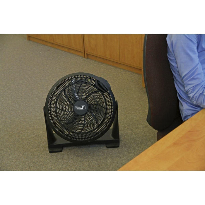 Sealey Desk/Floor Fan 3-Speed 16" 230V SFF16 Sealey  - Town Parts