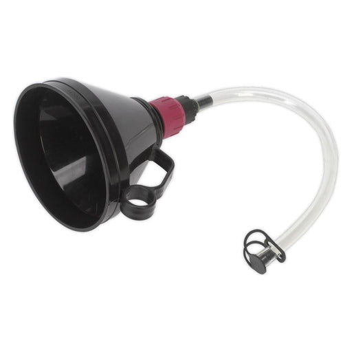 Sealey Valved Funnel with Flexible Spout160mm VFF1 Sealey  - Town Parts