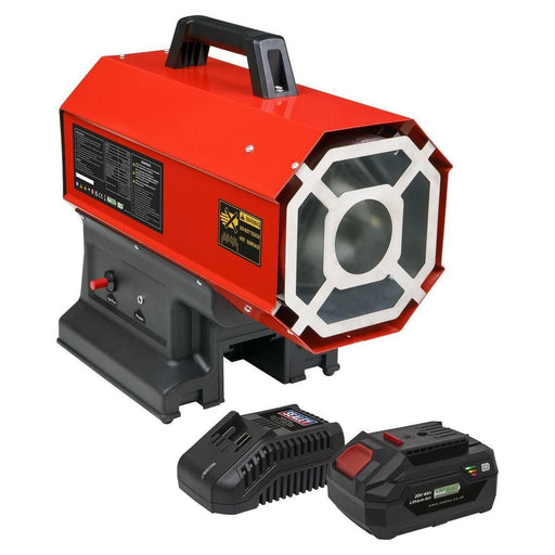Sealey 2-in-1 Cordless/Corded Space Warmerï 30000-68000Btu/hr(9-20kW) SV20 Serie Sealey  - Town Parts