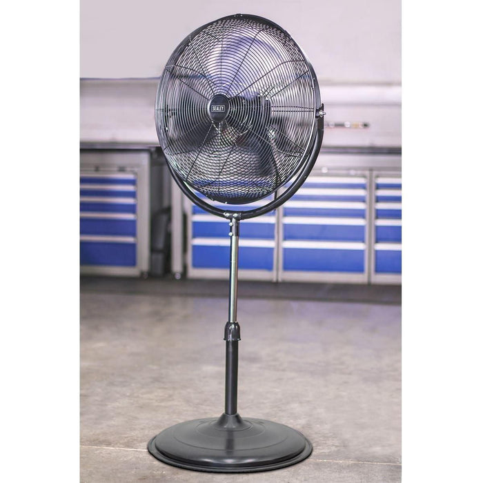 Sealey Industrial High Velocity Pedestal Fan 20" 230V HVF20P Sealey  - Town Parts