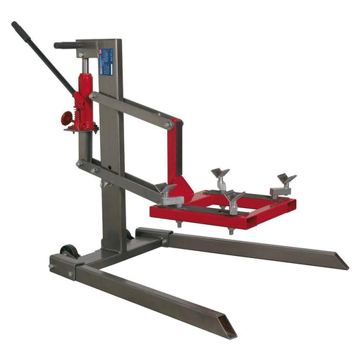 Sealey Single Post Hydraulic Motorcycle Lift 450kg Capacity MCL500 Sealey  - Town Parts