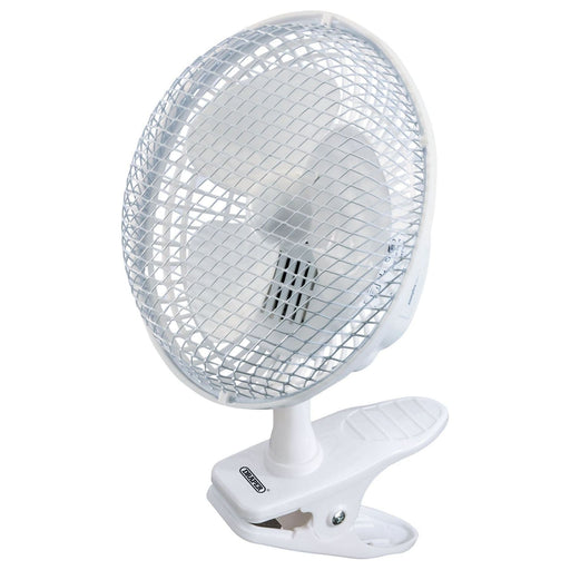 Draper 230V Clip-On Desk Fan, 6"/150mm, 15W 08710 Draper  - Town Parts