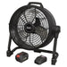 Sealey 2-in-1 Cordless/Corded 16" High Velocity Drum Fan 20V SV20 Series Kit Sealey  - Town Parts