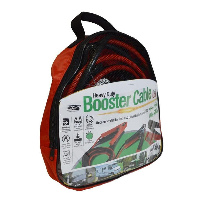 Maypole Jump Leads - Peak Output 600A - 30mm x 3.5m Maypole  - Town Parts