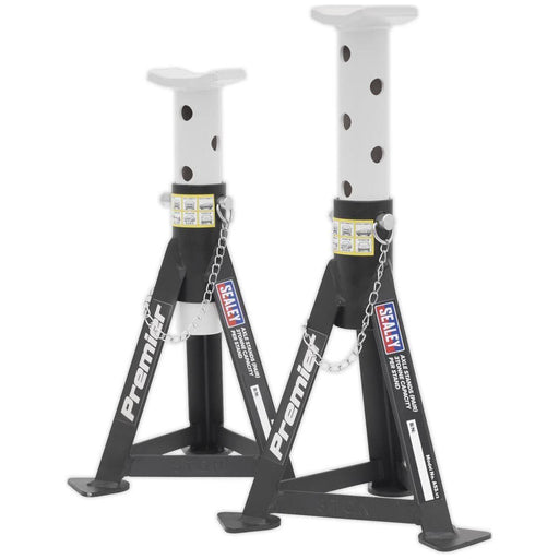 Sealey AXLe Stands (Pair) 3 Tonne Capacity per Stand White AS3 Sealey  - Town Parts