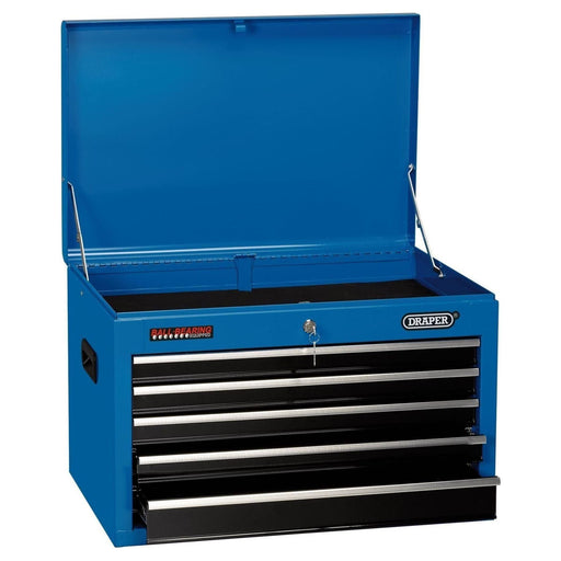 Draper Tool Chest, 5 Drawer, 26", 660 x 445 x 430mm, Blue 35746 Draper  - Town Parts