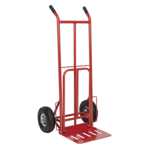 Sealey Sack Truck with Pneumatic Tyres & Folding 250kg Capacity CST990 Sealey  - Town Parts