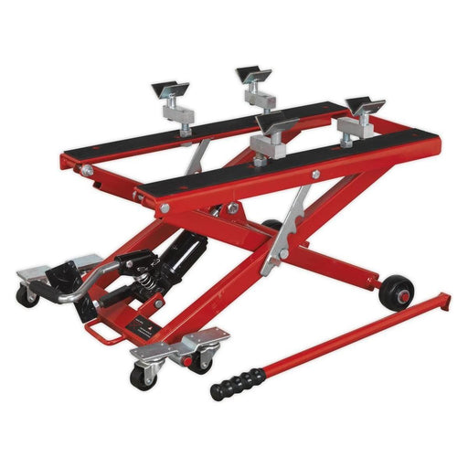 Sealey Motorcycle & Quad Scissor Lift 500kg Capacity Hydraulic MC4500 Sealey  - Town Parts