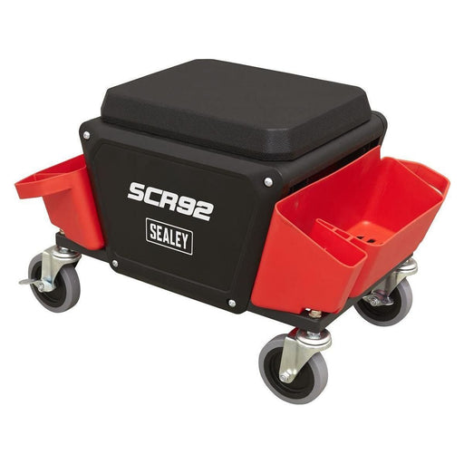 Sealey Mechanic's Detailing Utility Seat SCR92 Sealey  - Town Parts