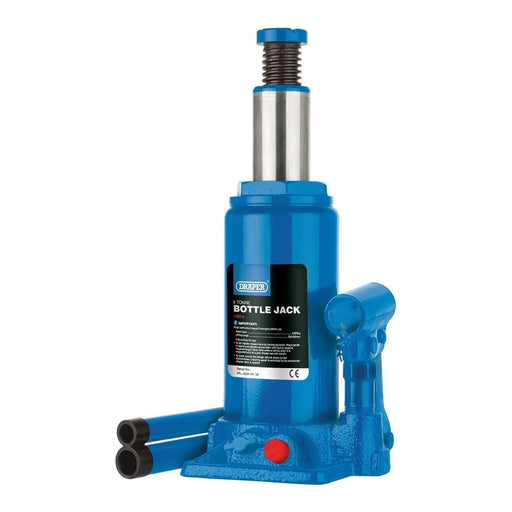 Draper Hydraulic Bottle Jack, 8 Tonne 13070 Draper  - Town Parts