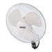 Draper 230V Oscillating Wall Mounted Fan with Remote Control, 16"/400mm, 3 Speed Draper  - Town Parts